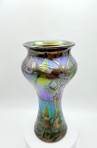 Loetz vase art nouveau - art,
