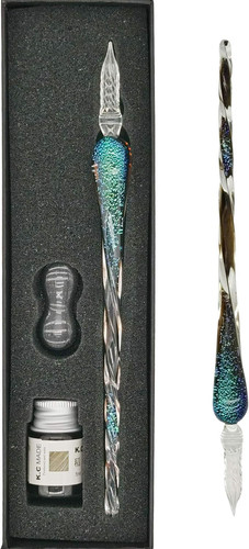 Glass dip pen and - glass,