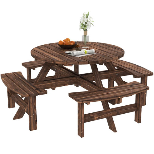 Wooden garden dining - wooden, set