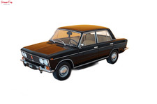 Whitebox Lada 1500 Black 1977 1:24