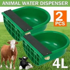 2X Automatic Stock Water Trough Sheep Dog Chicken Horse Cow Auto Fill Drink Bowl