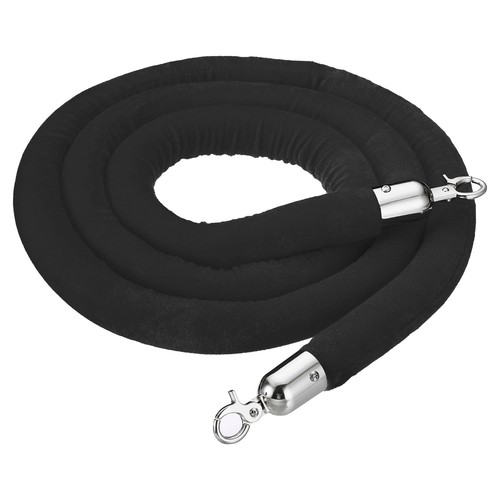 Feet black velvet stanchion - feet,