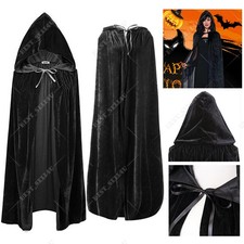 Adult Velvet Hooded Robe Cloak