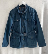 Atmosphere Jacket Teal Cotton Coat Size 16 By Primark