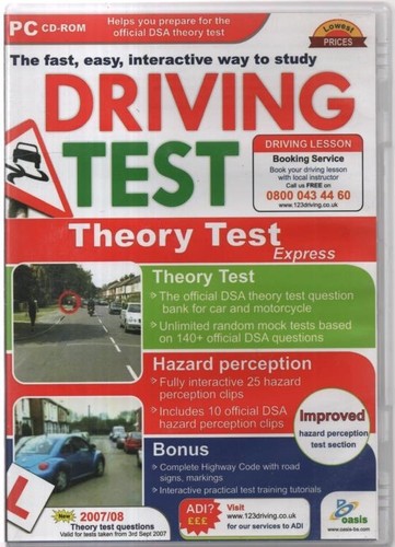 Driving theory test for cars - driving,