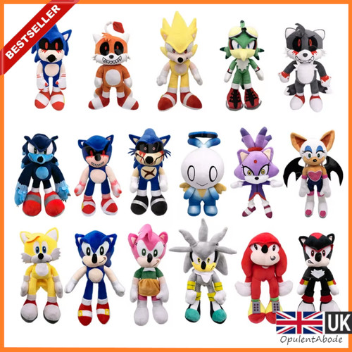 Sonic the hedgehog plushie - 🔵sonic,