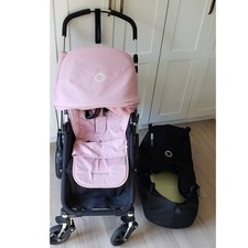 Bugaboo Cameleon 3 Stroller Black Bassinet Pink Seat Compact Travel