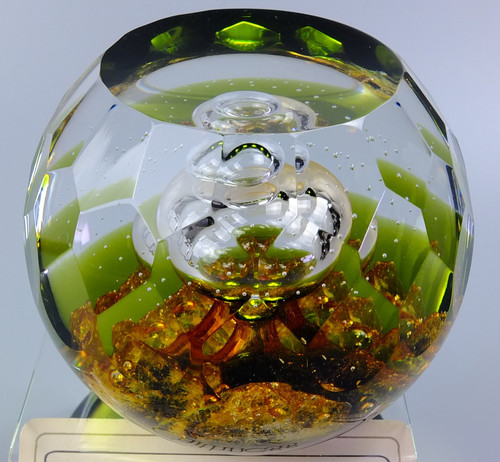 Caithness glass paperweight - glass,