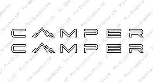 Camper decals stickers - decals,