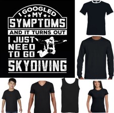 SKYDIVING T-SHIRT Mens Funny
