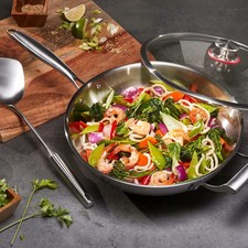 MIU 13" Stainless Steel Wok