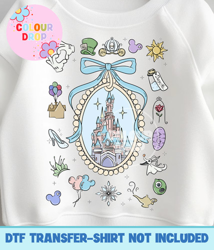 Disney princess castle dtf - princess,