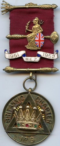Silver gilt masonic - silver,