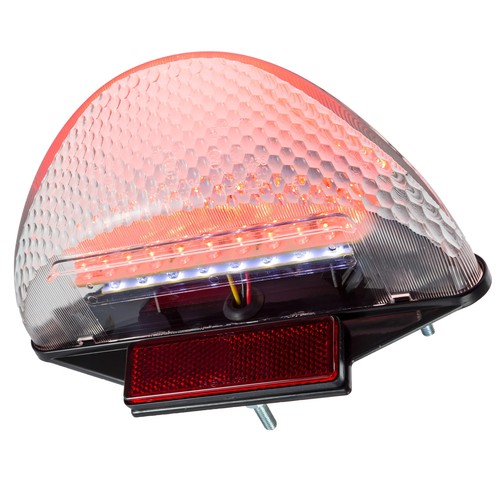 Led rear light - clear, glass