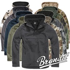 Brandit Mens Windbreaker Rain Jacket Outdoor Autumn Winter Coat S-5XL