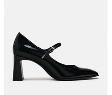 ZARA BLACK PATENT HIGH HEEL