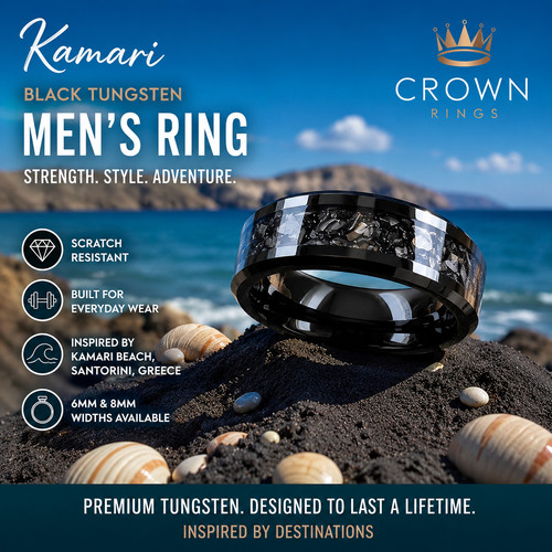 Kamari bevelled black - kamari,
