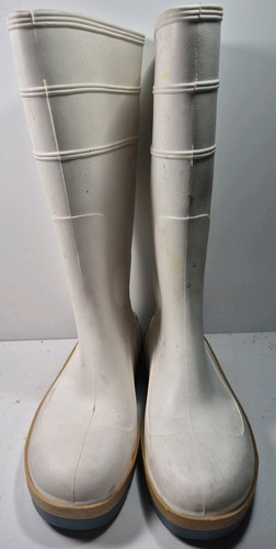 Steel toe white - white, wellington