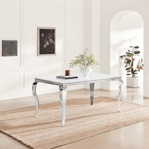 Skye rectangular white - skye,