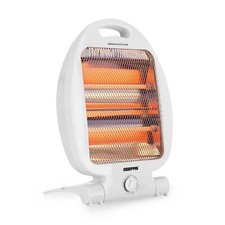 GEEPAS Heater Halogen Quartz Free Standing Portable Heater 2 Setting 400W/800W