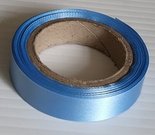 Claret & Blue Satin Ribbon 10