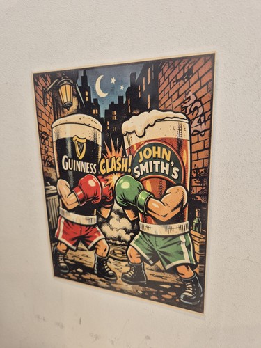 Guinness metal tin wall sign - guinness,