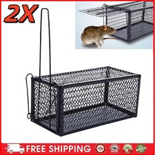 2 Pcs Rat Trap Mouse Catcher Humane Cage Live Animal Rodent Mice Indoor Outdoor