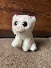 TY TABOR WHITE TIGER TY BEANIE