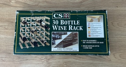 Vintage wine rack wooden - vintage,
