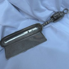 Antique Silver Plated Hound Dog Crumb Tray Early 2900s VTG Country House Display