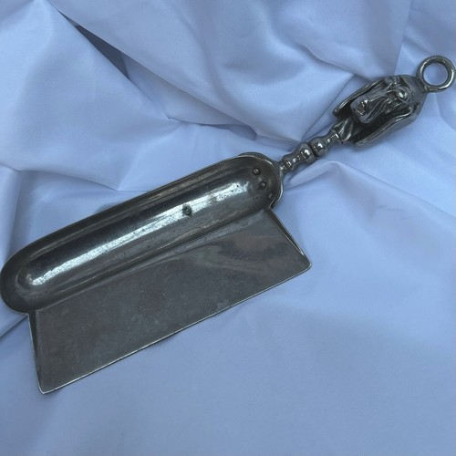 Antique silver plated hound - plated,