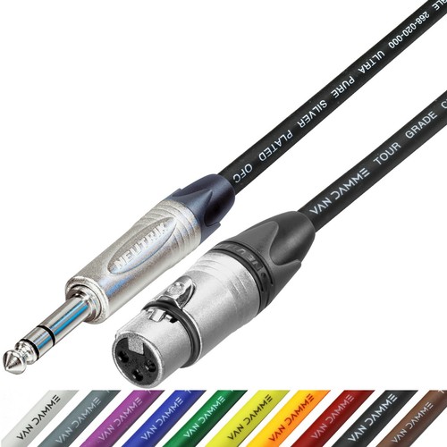 Female xlr jack trs - female,