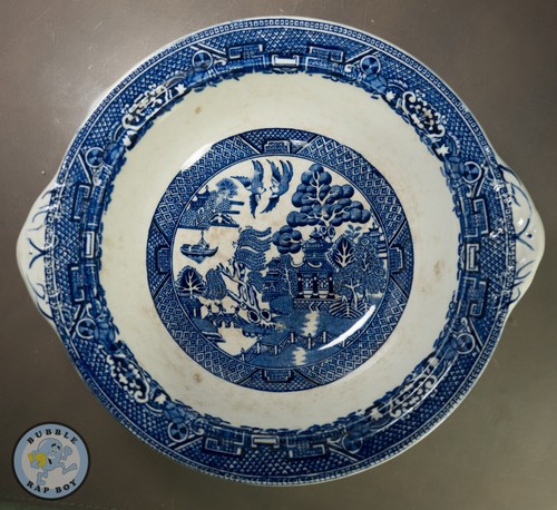 Antique serving bowl willow - serving,