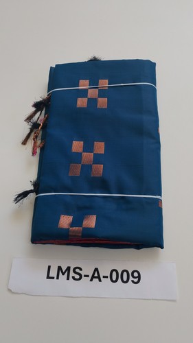 Teal blue pink - teal, silk