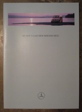 MERCEDES BENZ V CLASS orig 1996 UK Mkt Sales Brochure - Trend Fashion Ambiente