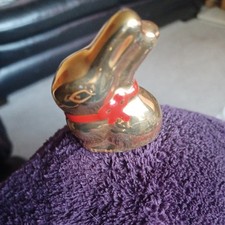 Porcelain Gold Lindt Bunny