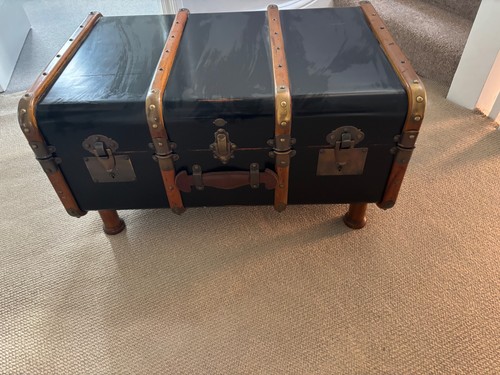 Wooden chest trunk - chest, coffee