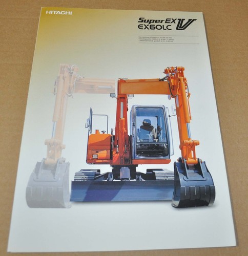 Hitachi super ex60lc excavator - hitachi,