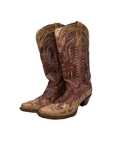 Corral Tan Leather Crackle