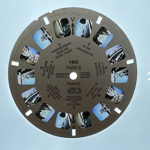 Vintage view master slide - slide, reel