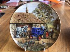 FORD TRACTOR PLATE - AT THE FORGE - FORDSON E27N - DANBURY MINT
