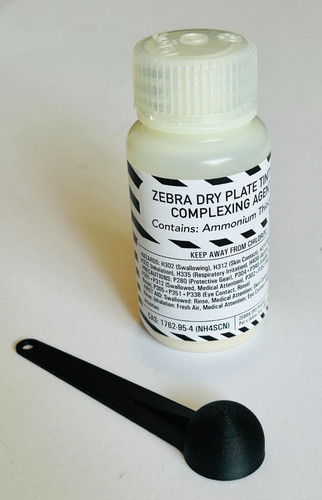 Zebra dry plate tintype - dry,