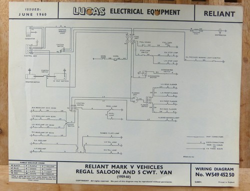 Original lucas reliant regal - original,