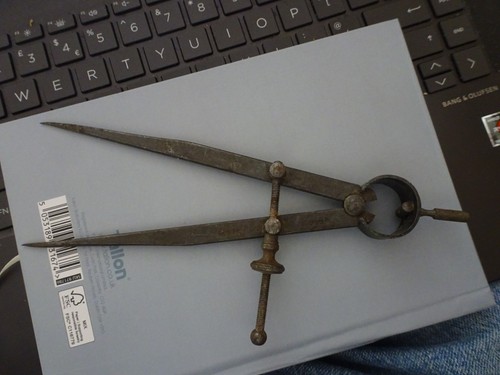 Steel compass divider with - steel,