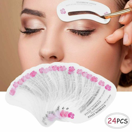 24pcs eyebrow stencils shaper - 24pcs,