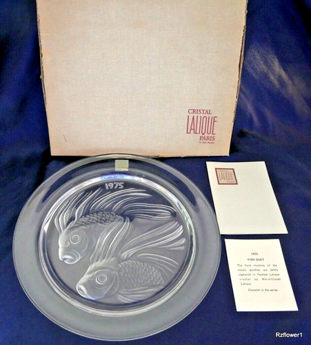 Lalique annual edition plate - lalique,