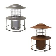 Terracotta Pot Hanging Cowl for Flexible Flue Liner Multifuel Wood Burning Stove