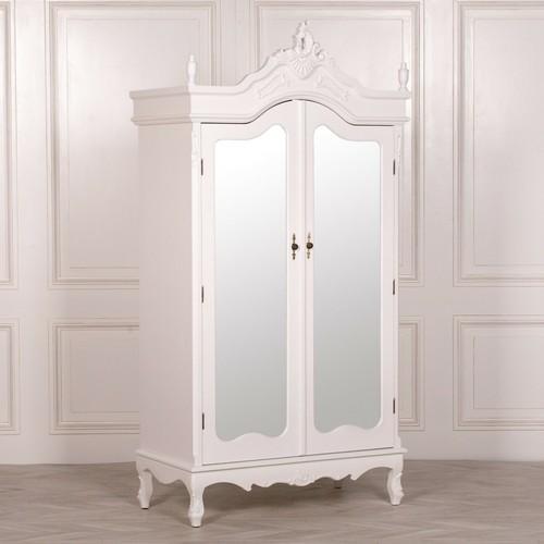 French antique white chateau - white,