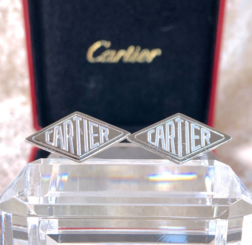 Cartier cufflinks rare losange - cartier,