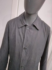 Bugatti Coat Cotton Used Man Size 46 Black XYC691L